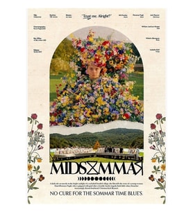 Midsommar Tablo Ahşap Poster Dekoratif