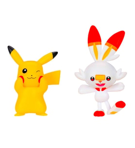 Pokemon Battle 2'li Figür Seti PKW4076 - Pikachu ve Scorbunny