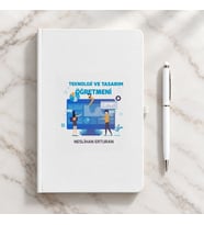 Teknoloji ve Tasarım Öğretmenine İsme Özel Defter ve Kalem Seti
