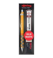 Rotring Tikky Versatil Kalem Min Silgi 3 lü Set 0,5 Mm Mango Turuncu- Orjinal