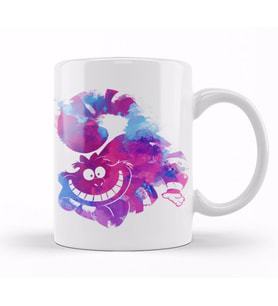 Colourful Madness  The Cheshire Cat Kupa Bardak Porselen