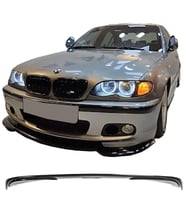 Bmw E46 MTech Ön Lip Parlak Siyah Plastik Ön Ek Karlık 1997 1998 1999 2000 2001 2002 2003 2004 karlık+bodykit+ek