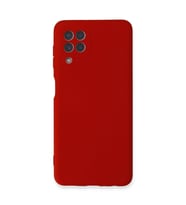 Samsung Galaxy A22 Kılıf Nano İçi Kadife Silikon - Kırmızı