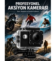 Yüksek Görüntü Kalitesi Sunan 1080P Full Hd Aksiyon Kamerası