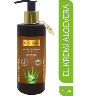 250ml Aloe Vera El Yüz Vücut Kremi Nem Terapi Kremi Yoğun Nemlendirici Krem