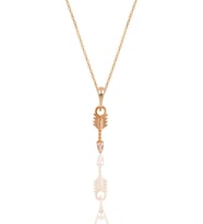 Gümüş rose zirkon taşlı ok kolye SGTL11876ROSE