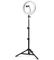 Joyplus 10 İnç LED Ring Light Tripod 2.1 m Telefon Tutuculu Fotoğraf ve Video Çekim Işığı Bluetooth Kumandalı Selfie Tripodu YouTube, TikTok, Instagram Canlı Yayın ve Makyaj Işığı