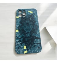 iPhone 12 Pro Max digital baskılı  kaliteli silikon telefon kılıfı (Yeşil)