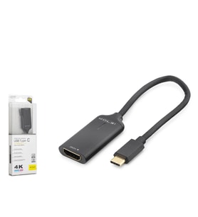 Type-c To Hdmı Görüntü Dönüştürücü 4K 30Hz 20 Cm Siyah HDX7898