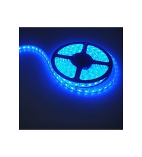 5 Metre 12 Volt 10 Çipli Iç Mekan Mavi Işık Şerit Led (ct-4484)