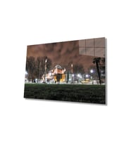 Miyrem Glasses Collection -A1^# Istanbul Akşam Camii Manzara Cam Tablo (Çok Renkli)