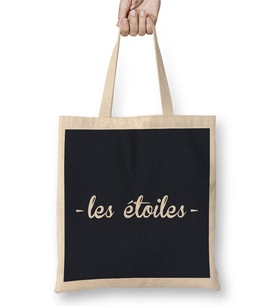 The Stars Les Etoiles Slogan Bez Çanta Uzun Saplı