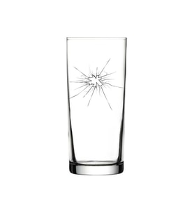 Kırık Model Rakı Bardağı - Kırık Baskılı Rakı Bardağı (Standart)