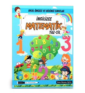 Okul Öncesi ve Birinci Sınıflar İngilizce Matematik YAZ-SİL