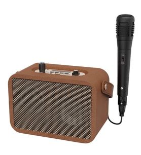 Jwin BK-502 Mikrofonlu Hoparlör - Kahverengi