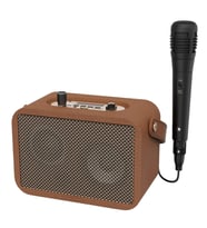 Jwin BK-502 Mikrofonlu Hoparlör - Kahverengi