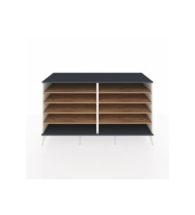 Kronos Konsol 8 Raflı  176x59x99 Aytaşı-Antrasit/Çam