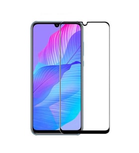 Huawei P Smart S (Y8P) Temperli Cam Full Ekran Koruyucu (Siyah)