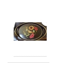 Oval Hira Desenli Sunum Tepsisi Royaleks-İSR-5723