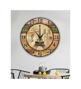 bilge Tasarım retro Duvar Saati 35 x 35CM (Karışık)