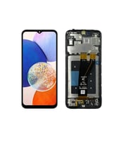 Samsung Galaxy A14 5G A146B İle Uyumlu Oled Ekran Dokunmatik Çıtalı (Siyah)