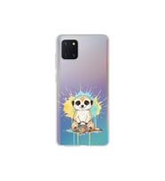 Samsung Galaxy Note 10 Lite ile Uyumlu Splash Mirket Tasarımlı Şeffaf Silikon Kılıf