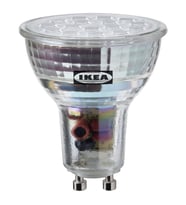 LED ampul GU10, Işık rengi: Sıcak beyaz (2700 Kelvin), 600 lm, reostalı