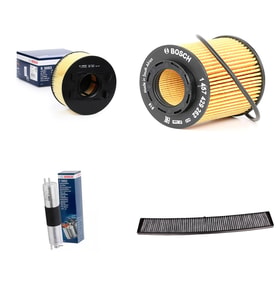 Bosch Filtre Bakım Seti BMW 3 SERİSİ E46 318i 143 Beygir 2002-2004 Hava + Yağ F + Yakıt F. + Polen Bosch