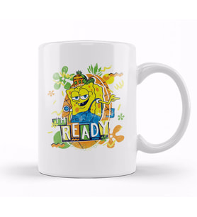 Ight Imma Head Out Spongebob Meme Süngerbob Kupa Bardak Porselen