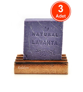 Lavanta Yağı Sabunu El Yapımı Doğal 120 G x 3 Adet