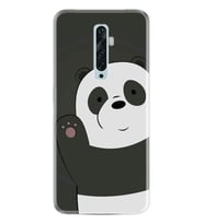 Oppo Reno 2Z 4 Lite 4 Pro 5 6 7 A31 Kılıf Desemli Silikon Hello Panda 1709