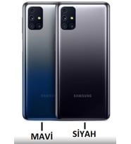 Samsung M317F Galaxy M31s Arka Kapak Pil Kapağı (Mavi)