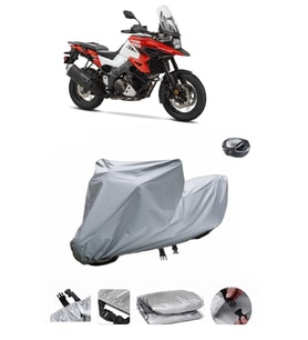Suzuki V-Strom 1050 DE  Su Geçirmez Motosiklet Brandası ARKA ÇANTA UYUMLU