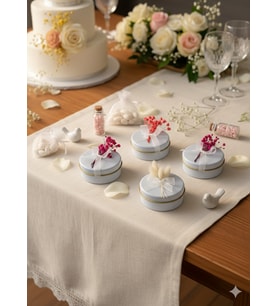 Mumelia Candles Papatya Düşleri - Doğal Soya Cipso Tasarım Hediyelik Mum - 15 Adet