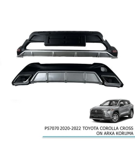 Toyota Corolla Uyumlu Cross Ön Arka Difüzör 2020-2022 Parça