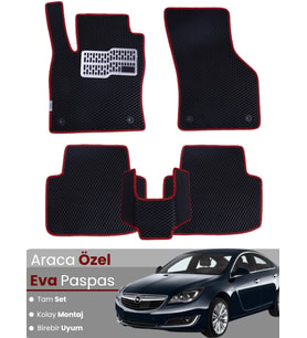 OPEL INSİGNİA (2013-2017) Uyumlu EVA Paspas Tam Set–Araca Özel,Kolay Montaj,Oto Paspas