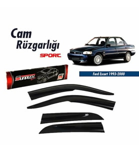 Ford Escort Sport Mugen Cam Rüzgarlığı 1993-2000 arası 4'lü Sunplex (Beyaz)