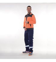 Kışlık Kargo Pantolon 7/7 Gabardin Lacivert (Renksiz)