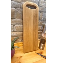F&S WoodArt Doğal Ahşap Saplı Kesme Sunum Mutfak Tahtası