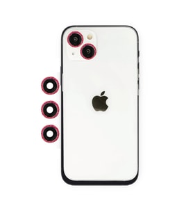 İphone 14 Shine Kamera Lens - Kırmızı