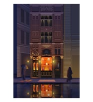 Bay Thomas'ın Chop House, Manchester Tablo Ahşap Poster Dekoratif