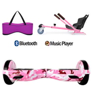 Citymate Elektrikli Kaykay Hoverboard Akıllı Denge 6.5 Inch + HoverKart + Çanta EXTREM PAKET D05