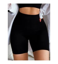 Mistirik Toparlayıcı Kısa Paçalı Korse Göbek Sıkılaştırıcı Korse Push Up Etkili Kısa Paçalı Korse (Siyah)