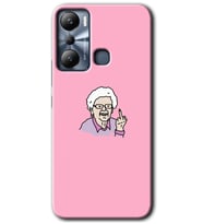 İnfinix Hot 20i Kılıf HD Desen Baskılı Kılıf - Bad Grandmother