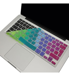 McStorey Laptop Macbook Air Pro ile Uyumlu Klavye Koruyucu A1278 A1466 1502 UK Arapça Baskı Dazzle