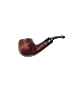 Falconetti 9 mm. Kahverengi Sandalwood Eğimli Sap Mini Ahşap Pipo rd42
