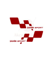 Şahin İçin Uyumlu Aksesuar Oto Yan Sport Kapı Altı Sticker Sag-Sol Set Kırmızı 30*11 Cm