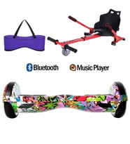 Citymate Elektrikli Kaykay Hoverboard Akıllı Denge 6.5 Inch + HoverKart + Çanta EXTREM PAKET D04