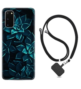 Samsung A02S A03S A10 A12 A13 A21S A22 Kılıf Boyun Askılı Silikon Mistik Çiçekler 1650