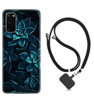 Samsung A02S A03S A10 A12 A13 A21S A22 Kılıf Boyun Askılı Silikon Mistik Çiçekler 1650